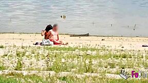 Voyeur Luna Black X heads to the beach intending to connect with someone new in nature