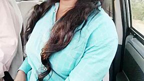 Teen big boobs college girl, why are you romancing with nabar uncle in the car using all that dirty talk?