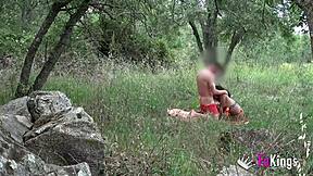 Voyeur Luna Black X heads to the beach intending to connect with someone new in nature