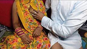 Desi Village Wife Fucks Hard In Yellow Saree