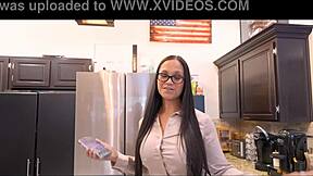 Filipina stepmom shares her culture in bedroom, naked big ass and tits for taboo pov sex.