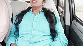 Teen big boobs college girl, why are you romancing with nabar uncle in the car using all that dirty talk?