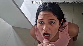 check out this compilation of homemade cumshots with cute colombian latina teen getting facial loads on her pretty face