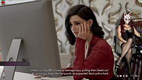 Ms Denvers Ep 63 - Passion In The College With Big Tits Milf Mother In Law And Young Student In Outdoor Public Cosplay Game