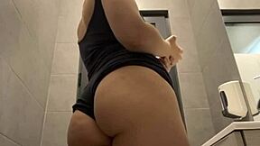 bbw teen with big ass fingers wet pussy close up in public outdoor orgasm