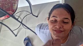 check out this compilation of homemade cumshots with cute colombian latina teen getting facial loads on her pretty face