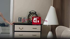 Baby doll, my skinny girlfriend caught me masturbating and rode me in cowgirl.