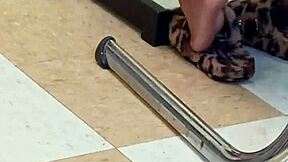 Ebony teen lightskin soles captured candidly