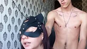 Why do young students get so wild having sex right on camera like this