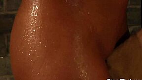 lesbian mistress subtly frees adela from chains post intense submissive training session