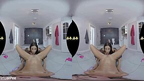 Euro lesbians pissing and fingering in virtualpee scene 😏💦