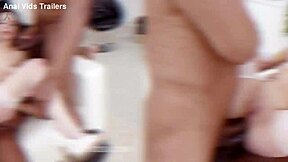 oh god black pee mary jane takes 3 bbc deep in ass with dap gapes pee and creampie swallow