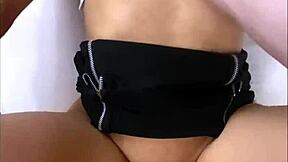 Why does this petite tetona get missionary pounded after school?