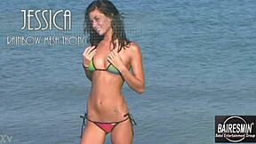 Jessica Rocks Bikini in Hot Dance