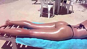 She doesn't just walk, she struts like a total queen at the party.