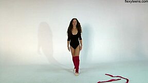 Anna Ocean Hot Gymnast Brunette With Small 18+ Tits!