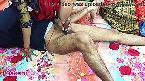 Oh man, Dever sneaks into room sees Bhabi's sexy big ass in paticot. Then first time fucking her tight pussy doggystyle with cum on ass!