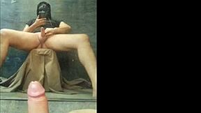 bad wolf28, that naughty european guy, flashes his big cock solo in crazy exhibitionist fetish videos and photos outdoors