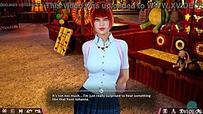 Double homework time with cute Johanna on a date! She's this petite redhead babe ready for roleplay game fun!