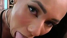 Teen Brunette Latina Gives Rimjob In Pov With Natural Tits Bouncing Sloppy Blowjob And Cum In Mouth!