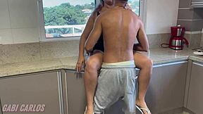 Subtle Hints of Big Ass and Tits as Blonde Wife Shares Cuckold Kisses with Friend in Homemade Swinger Lingerie Session