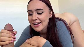 Thick Step Sister Emily Norman Gets Creampie In Cowgirl From Scott Stark