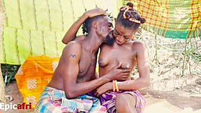 Hey, spread your legs wider so I can lick that juicy ebony pussy and ass in outdoor face sitting domination