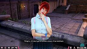 Dvojni domači nalogi s sladko Johanno na zmenku! Ta drobna 18+ rdečelaska punca je pripravljena na roleplay igro zabave!