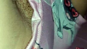 xxx babe plays under sheets with brunette latina stepsister in pov