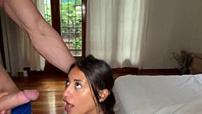 Inked beauty screams in pleasure as big cock drills her wet pussy deep and rough.