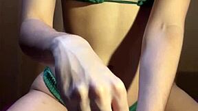 Intense Sensual Handjob With Curvy Teen In Dorm Room