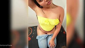 I can't believe my girlfriend cheated with this anal creampie video on her phone from fucking her friend