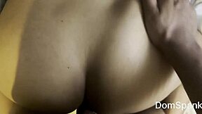 Asian teen with big natural tits gives blowjob and gets fucked by friend until cum covers her boobs