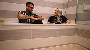 livie shares nerdy backstage stories from the bath during her piercing and tattoo interview with frankie jax at the party