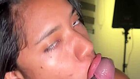 amateur couple enjoys every inch of huge bbc with licking and sucking