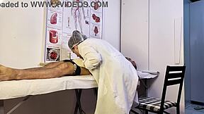 Patient Gets Hard For Naughty Nurse In Dirty Exam!