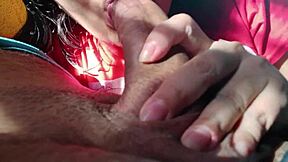 Epic close-up blowjob with massive mouth orgasm in homemade video.