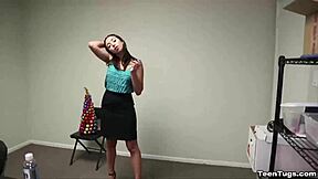 Mexican Teen 18+ Bold Handjob On Monster Cock