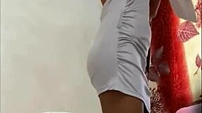 I love sneaking into my cute Colombian friend Alexia's room