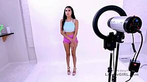 sexy latina model fucked hard during modeling audition