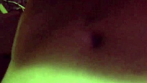 Pretty Ebony Teen Tittyfucks in Bikini Leading to Facial Cumshot