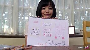 Petite japanese teen with long nipples seduced classmate to first time creampie dripping fuck in japan. Roleplay unfolded roughly in missionary and doggystyle.