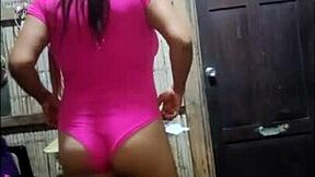 slutty stepmother teases and fucks hard while husband works away