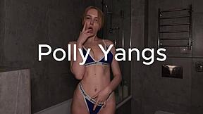 redhead with big natural tits swallows cum after rough doggystyle fucking