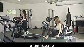 usedforsex - stepdad treats young 18+ bffs like sex dolls with deepthroat and handjob action