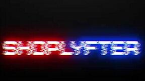 In a tense shoplifting incident, the cute Mormon girl with glasses faces consequences. The officer gives her rough doggystyle and facial.