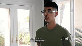 18yo's first massage turns into a slippery nuru session. andi avalon and diego perez ride the sensual waves to orgasm.