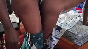 Hardcore Doggystyle Fucking Petite Ebony Village Girl With Monster Cock!