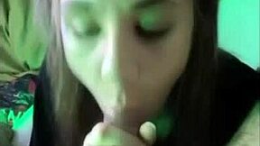 Girl sucks dick on snapchat