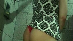 Latina teen 18+ starts with blowjob before fucking her asshole with big dildo in hot anal creampie.